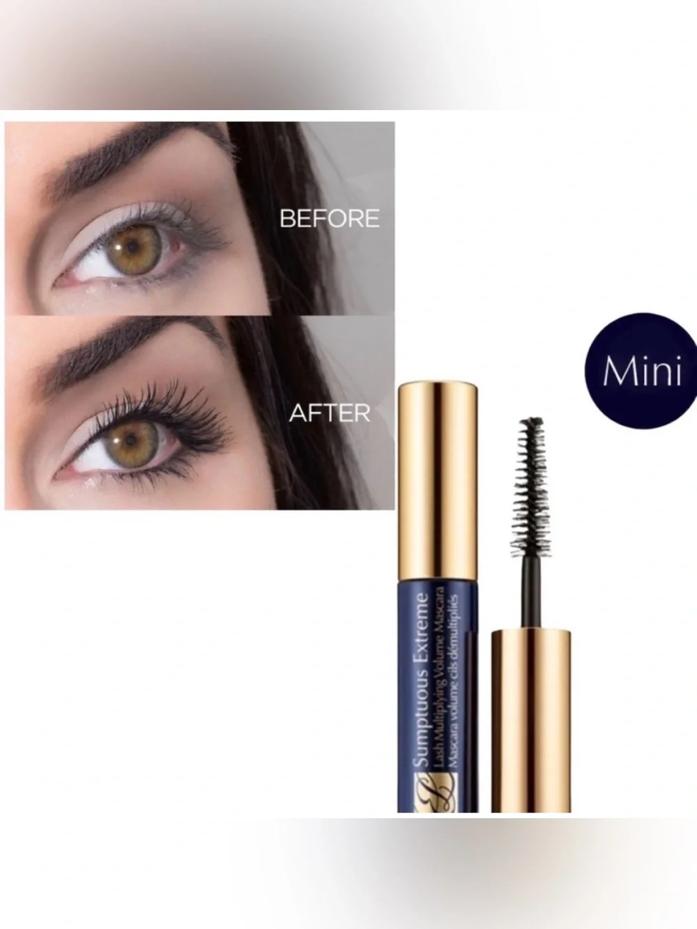 Estee Lauder Pure Color Sculpting Eyeshadow Palette Mascara and Cosmetic Bag